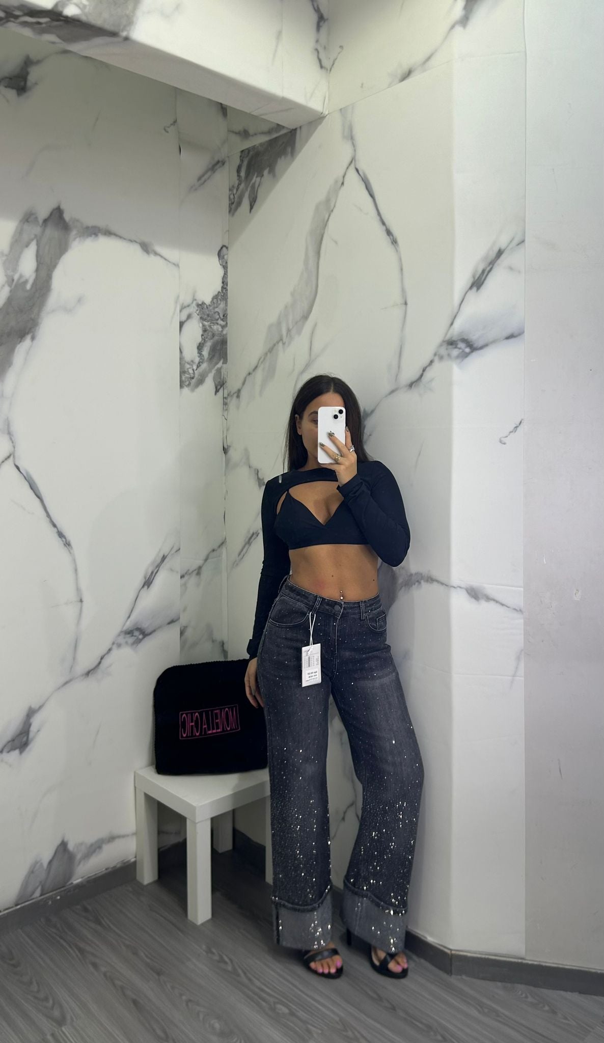 Jeans piega Scintillo