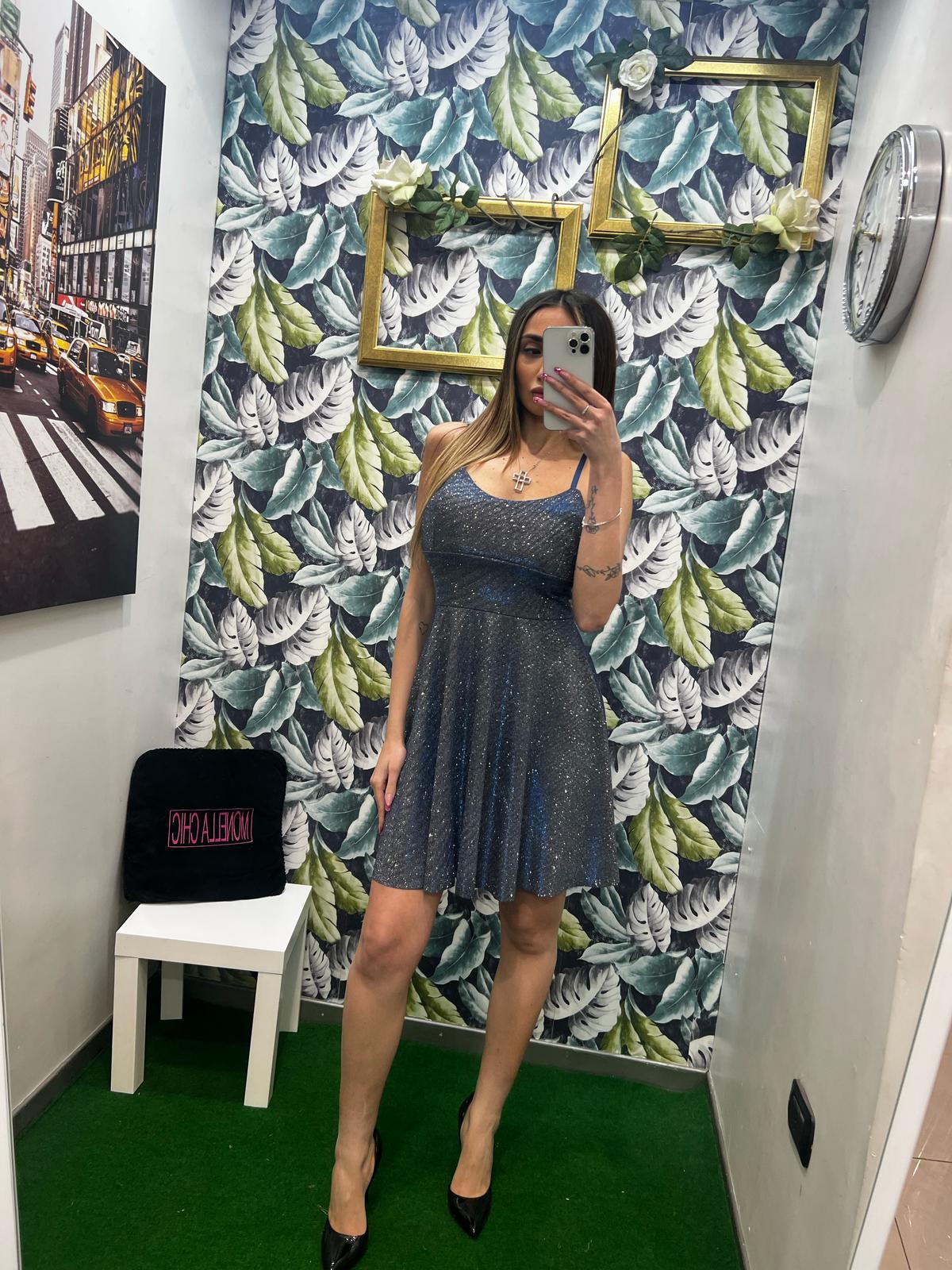 VESTITINO SCAMPANATO GLITTER