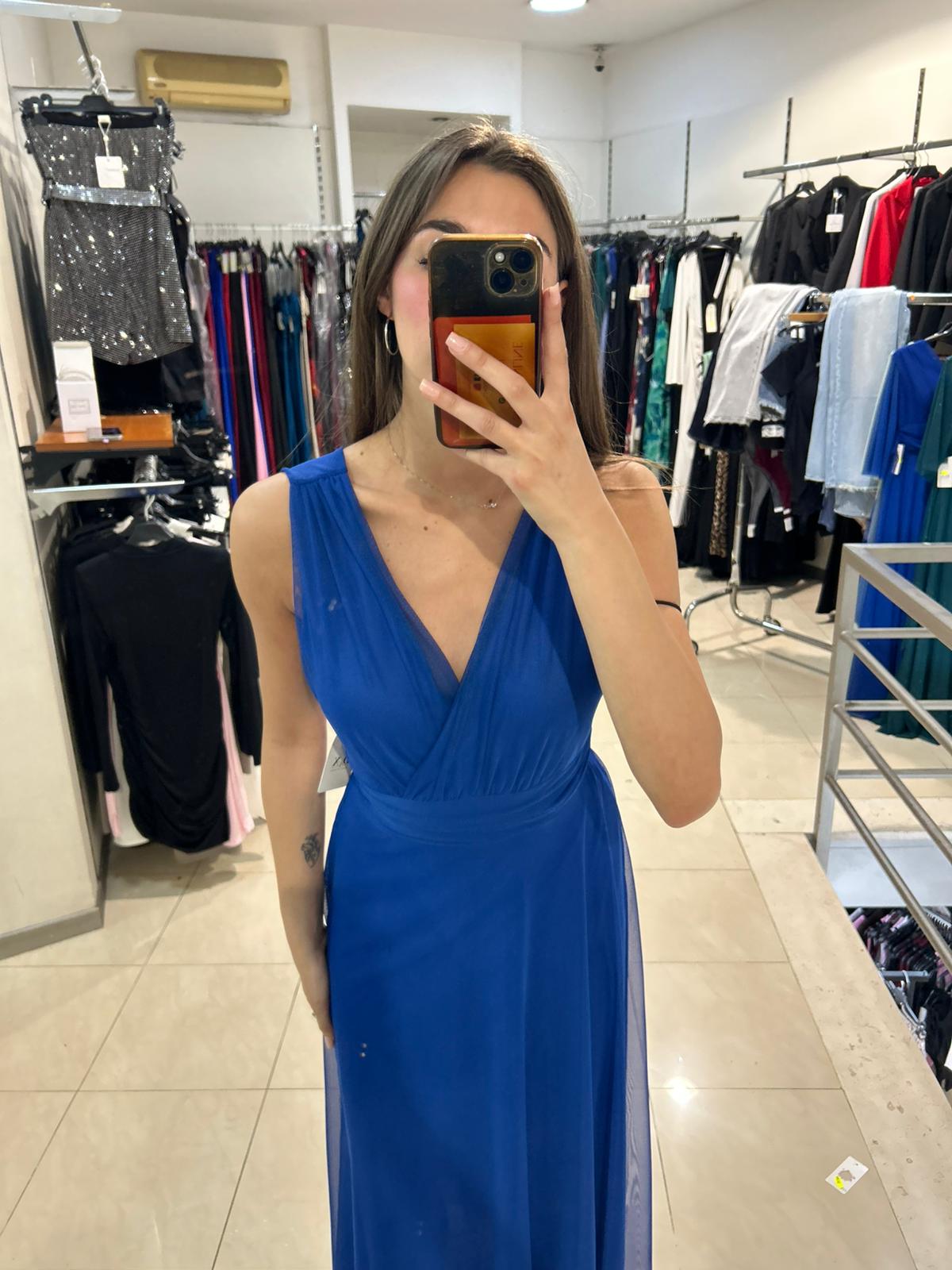 VESTITO LUNGO VELO ROBY