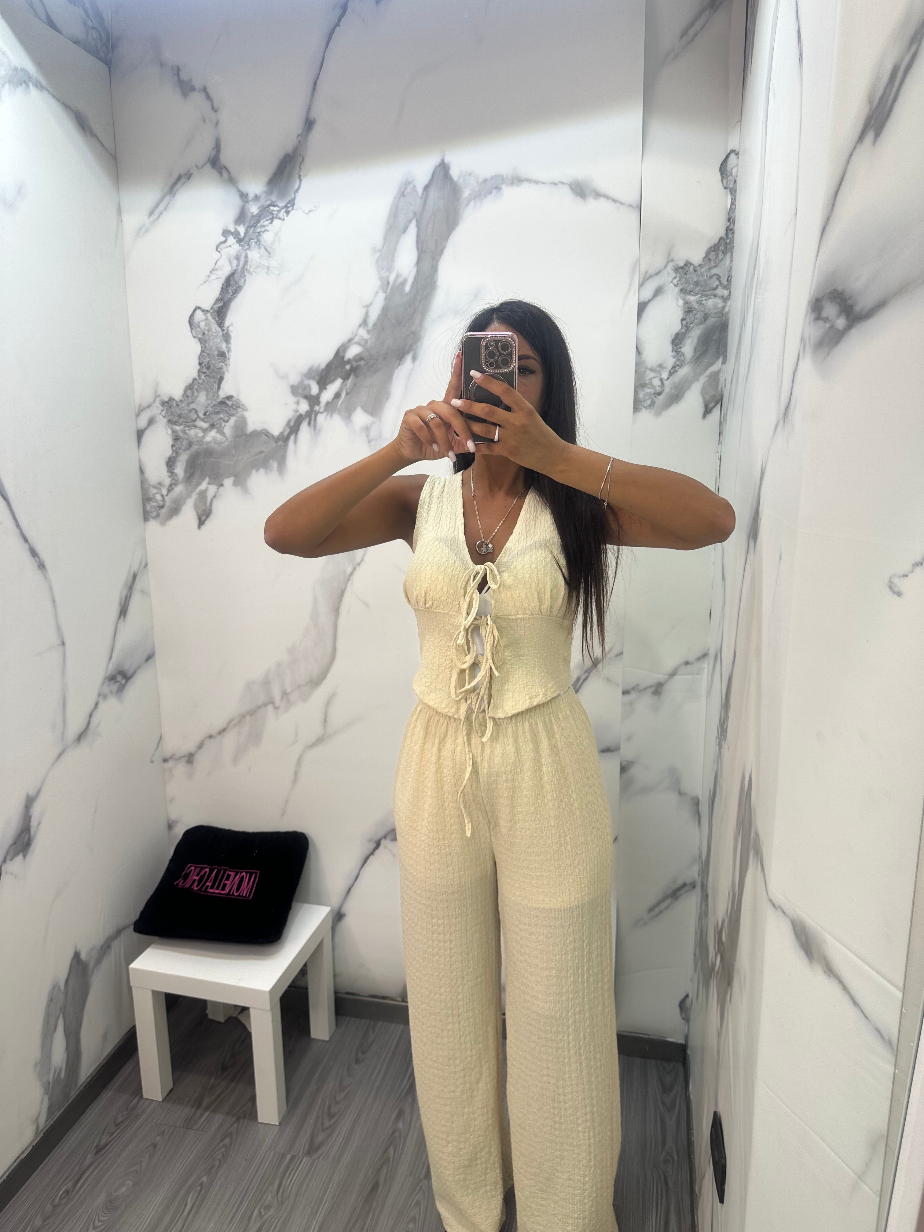 COMPLETO GILET E PANTALONE SISSY