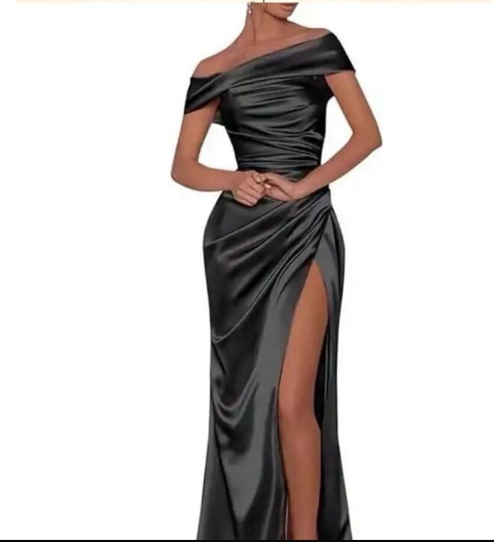 VESTITO LUNGO RASO MONICA