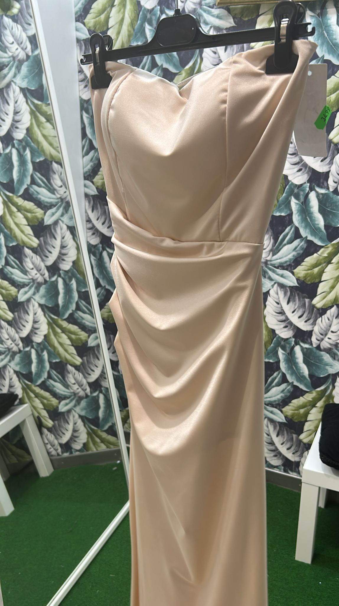 VESTITO LUNGO A FASCIA AMBRA