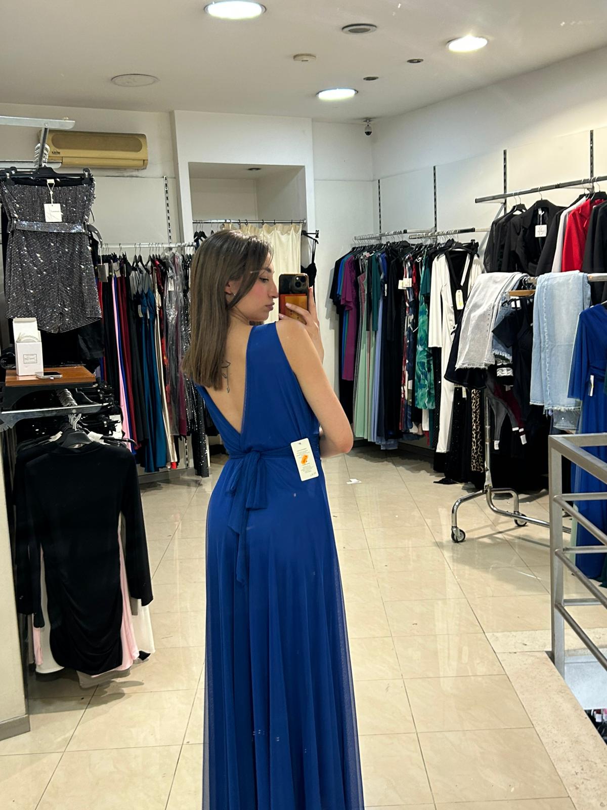 VESTITO LUNGO VELO ROBY