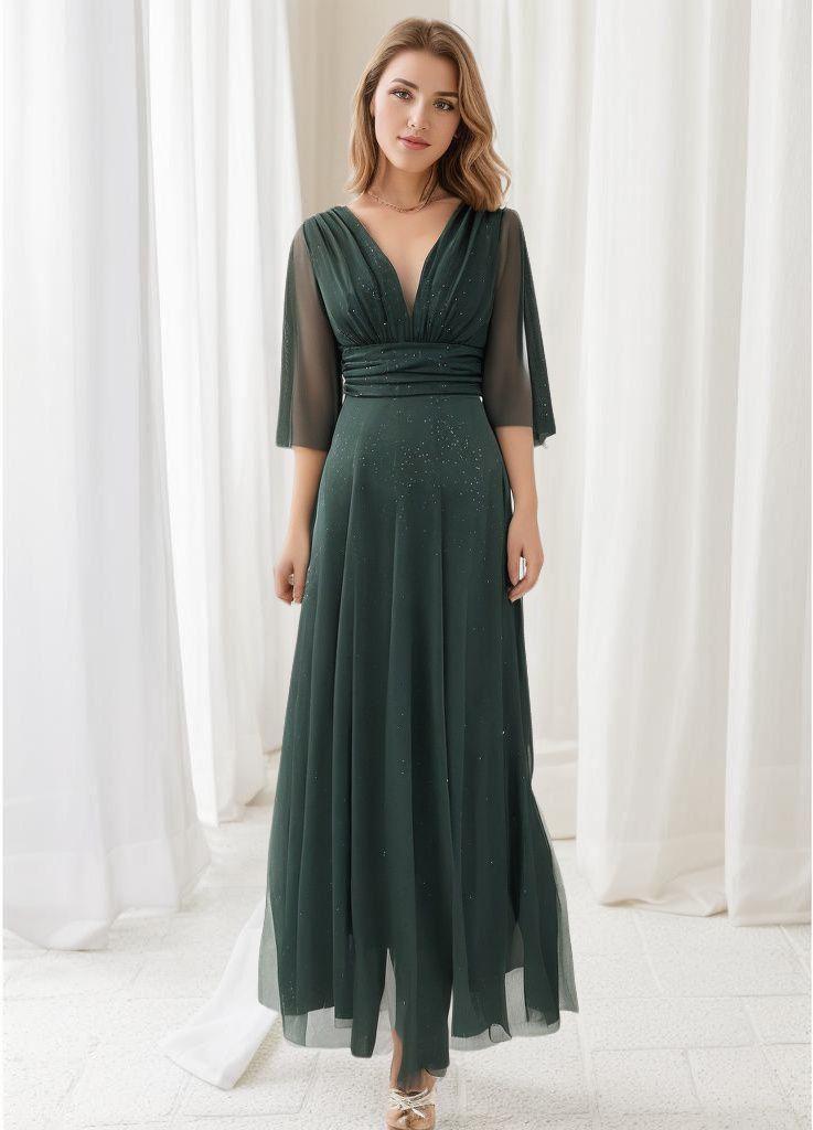 VESTITO VELATO MANICHETTA