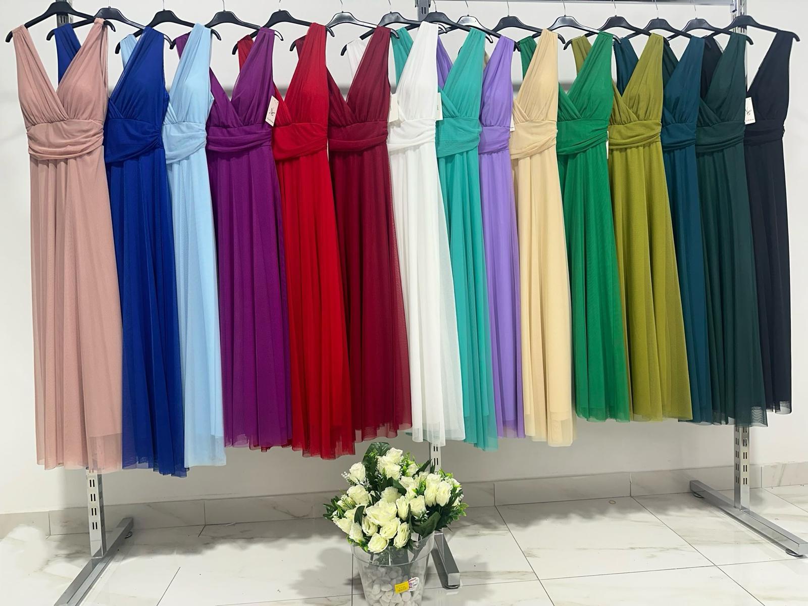 VESTITO LUNGO VELO ROBY