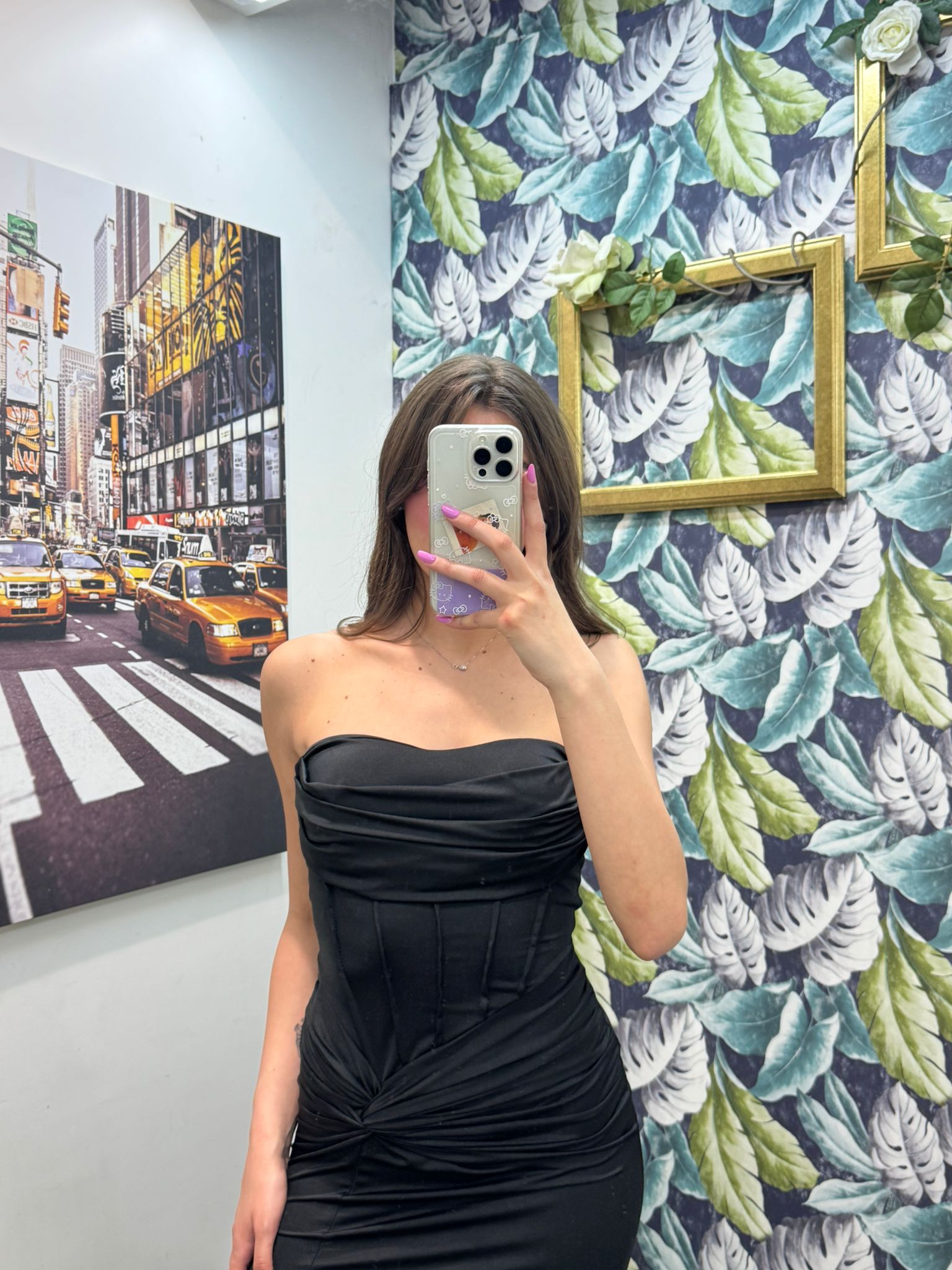 VESTITO LUNGO LICRA CON VORTICE