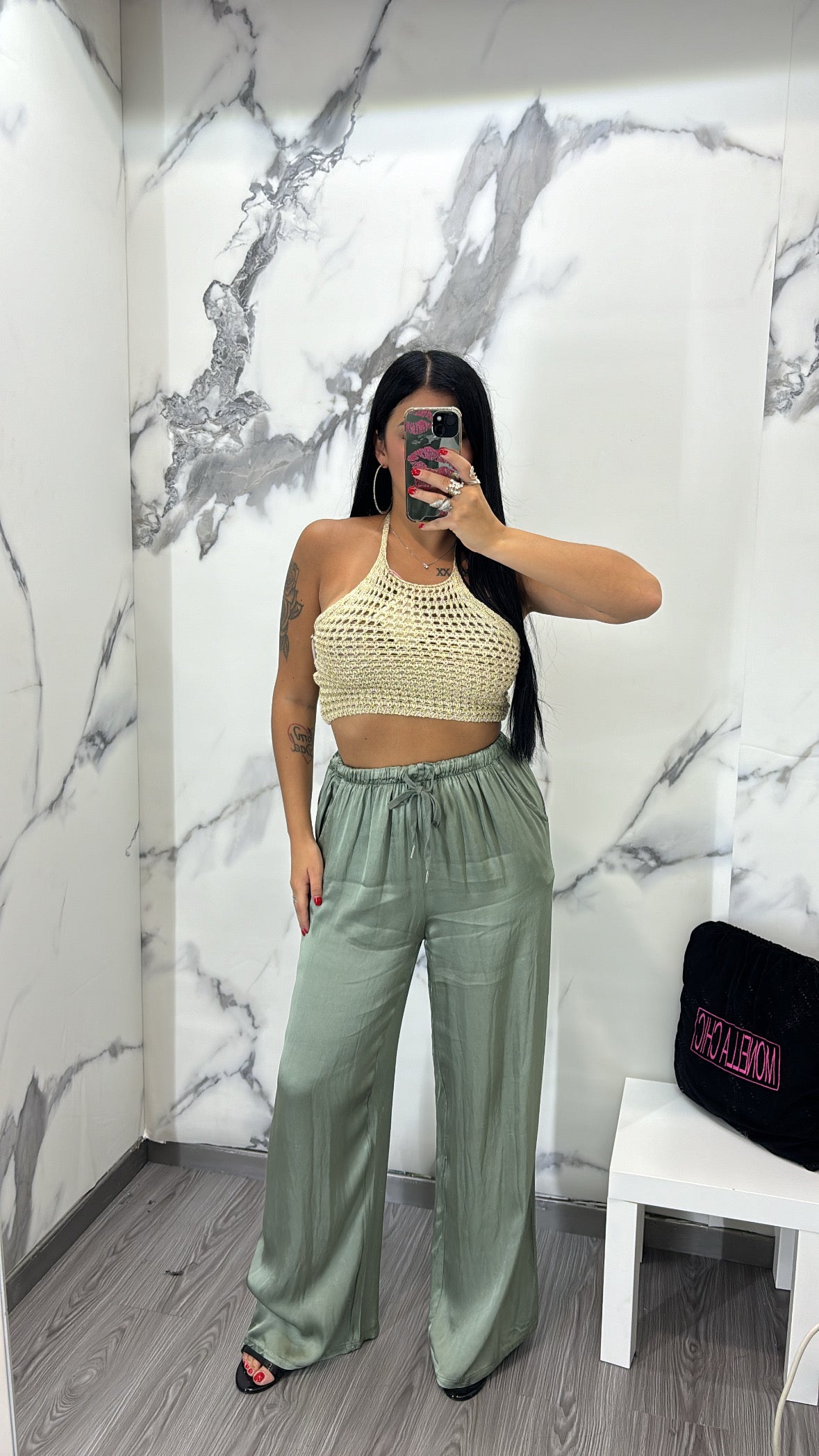 PANTALONE SATIN