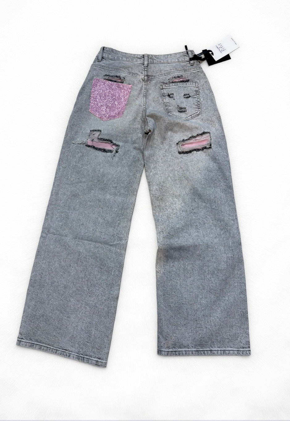 JEANS STRAPPO DIETRO