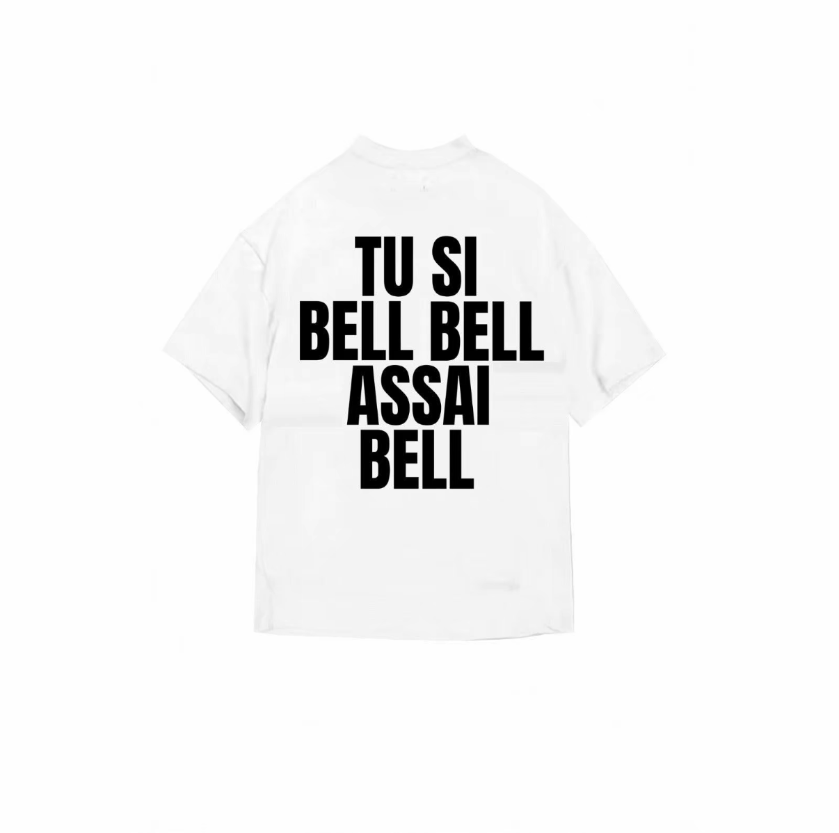 T-SHIRT CON STAMPE DIETRO