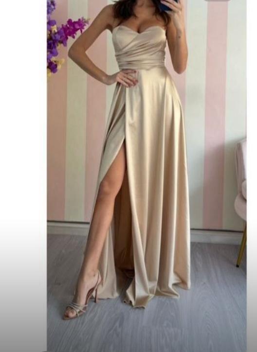VESTITO LUNGO RASO LUCY