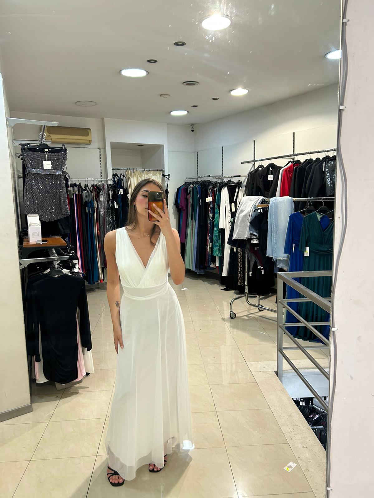 VESTITO LUNGO VELO ROBY