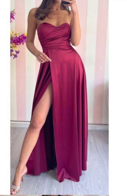 VESTITO LUNGO RASO LUCY