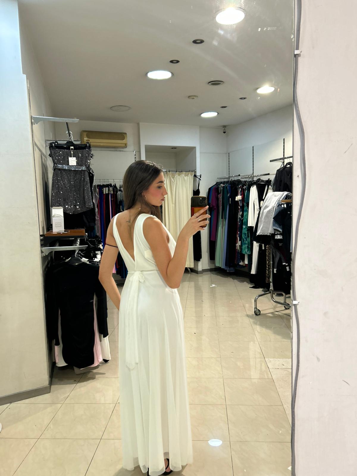 VESTITO LUNGO VELO ROBY