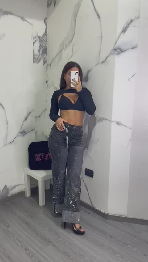 Jeans piega Scintillo