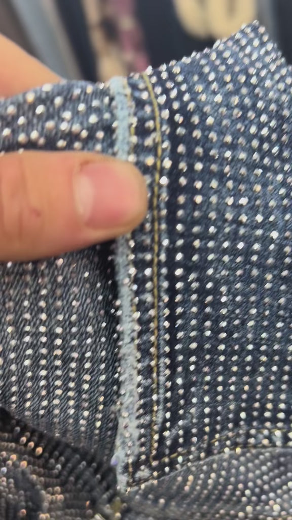 JACKET JEANS STRASS BON BON