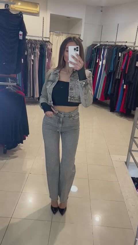JEANS VSMISS GRIGIO